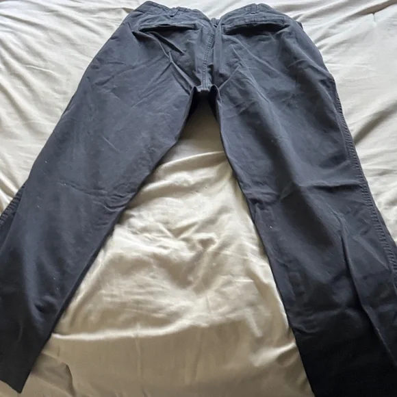GAP Women's Charcoal Straight Leg Pants - Picture 6 of 7